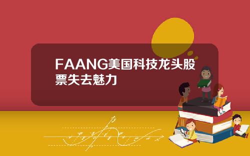 FAANG美国科技龙头股票失去魅力