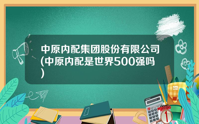 中原内配集团股份有限公司(中原内配是世界500强吗)